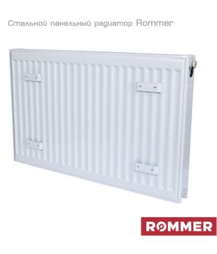 Стальной панельный радиатор Rommer Compact тип 21 с боковым подключением
