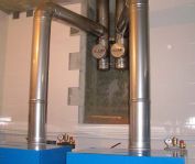 Монтаж каскадной газовой котельной 2×84 кВт – КП «Миллениум Парк»