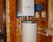 Монтаж системы отопления дома 200 кв.м. с газовым и электрическим котлами – КИЗ «Зеленая роща»