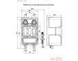 Насосная группа Uni-fitt DN25, с теплообменником 30 пластин, нерж. сталь, без насоса (модель 494)
