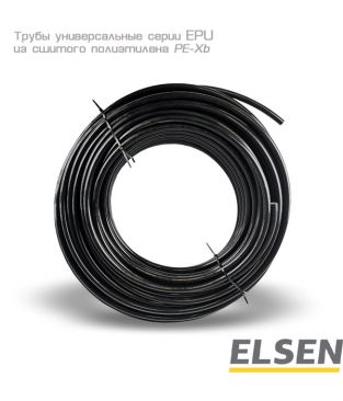 Труба универсальная Elsen EPU, сшитый полиэтилен PE-Xb, 25×3,5 (бухта 50 м)