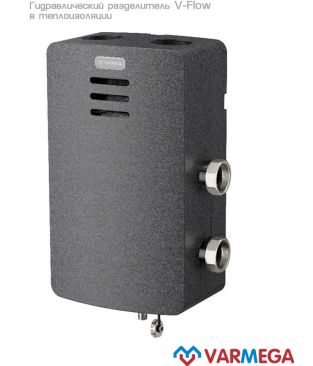 Гидравлический разделитель Varmega V-Flow VMPG07-000032, DN32, сталь (с термоизоляцией)