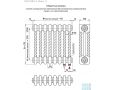 Стальной трубчатый радиатор КЗТО Bataria 3 Retro-500-43 U RAL 9016