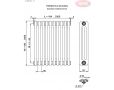 Радиатор стальной трубчатый Rifar TUBOG 3057-42 RAL 9016