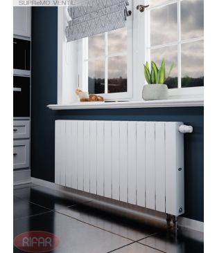 Биметаллический радиатор Rifar SUPReMO 500 Ventil с нижним подключением