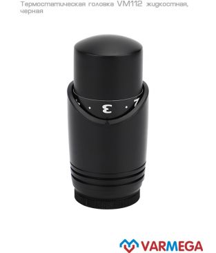Термостатические головки Varmega VM112, дизайн-серия