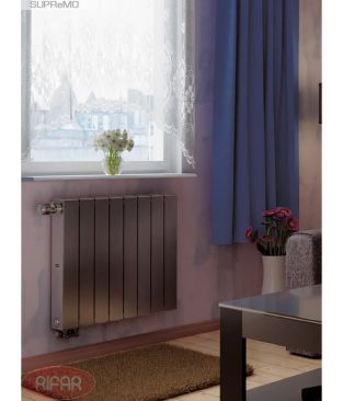 Биметаллический радиатор Rifar SUPReMO 500 Ventil с нижним подключением
