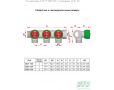 Коллектор регулирующий FAR 1" (ВР-НР) с 3 отводами 3/4" ЕК с вставкой под плоское уплотнение