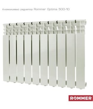Алюминиевый радиатор Rommer Optima 500