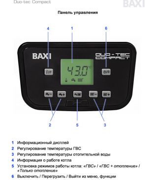 Конденсационный настенный котел Baxi Duo-tec Compact 24 GA