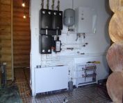 Электрическое отопление в деревянном доме 100 кв.м. (электрокотел, радиаторное отопление, водяной теплый пол) – СНТ «Эдельвейс»