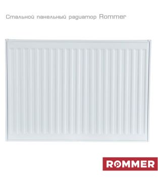 Стальной панельный радиатор Rommer Ventil тип 22, 300×500