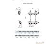 Коллекторная группа Elsen EMi01 1" стандартная, 2 контура, 3/4" EK