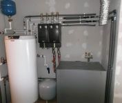 Монтаж системы газового отопления дома 350 кв.м. – СНТ «Лира»