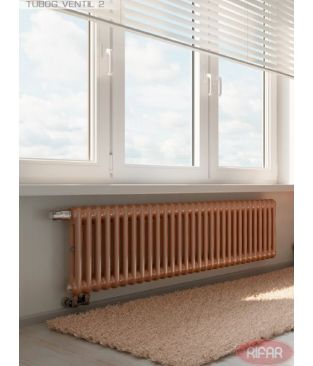 Радиатор стальной трубчатый Rifar TUBOG VENTIL 2037-48 DV1 RAL 9016