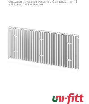 Стальной панельный радиатор Uni-fitt Compact тип 11, 500×900