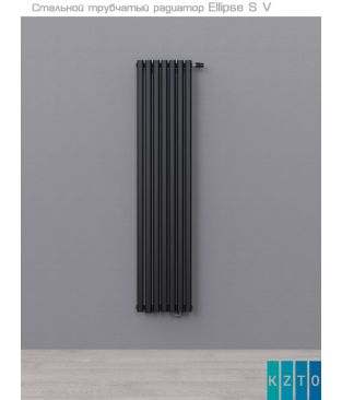 Стальной трубчатый радиатор КЗТО Ellipse S V 1-1250-15 цвет белый