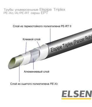 Трубы универсальные Elsen Elspipe Triplex серии EPT