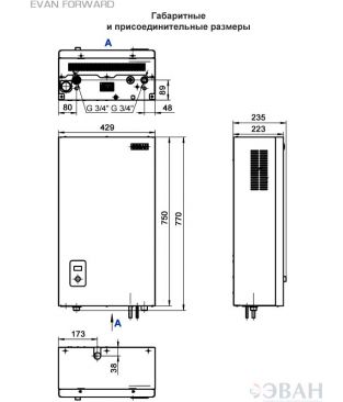 Электрический котел EVAN FORWARD-3