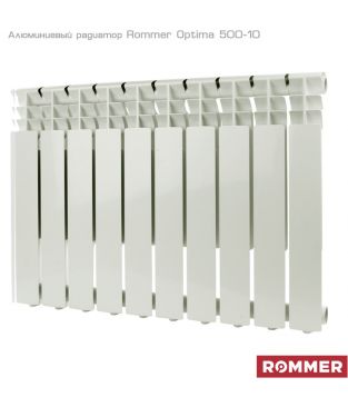 Алюминиевый радиатор Rommer Optima 500