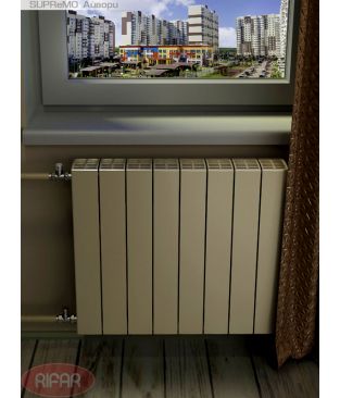 Биметаллический радиатор Rifar SUPReMO 500 9 секций