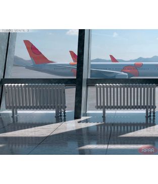 Радиатор стальной трубчатый Rifar TUBOG VENTIL 3057-48 DV1 RAL 9016