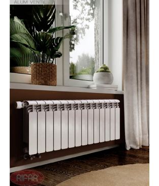 Алюминиевый радиатор Rifar Alum 350 Ventil 8 секций
