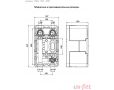 Насосная группа Uni-fitt DN25, с термосмесителем, нерж. сталь, без насоса (модель 491)