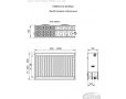 Стальной панельный радиатор Kermi therm-x2 Profil-K тип 33 FK0, 300×1400 (Россия)